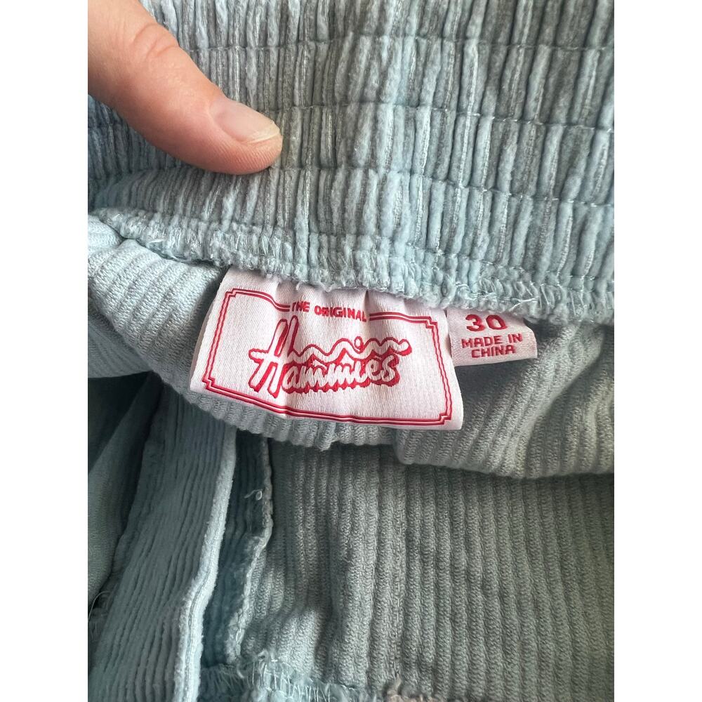 Hammies Women Corduroy Shorts in Powder Blue/Powder Pink - Picture 7 of 7